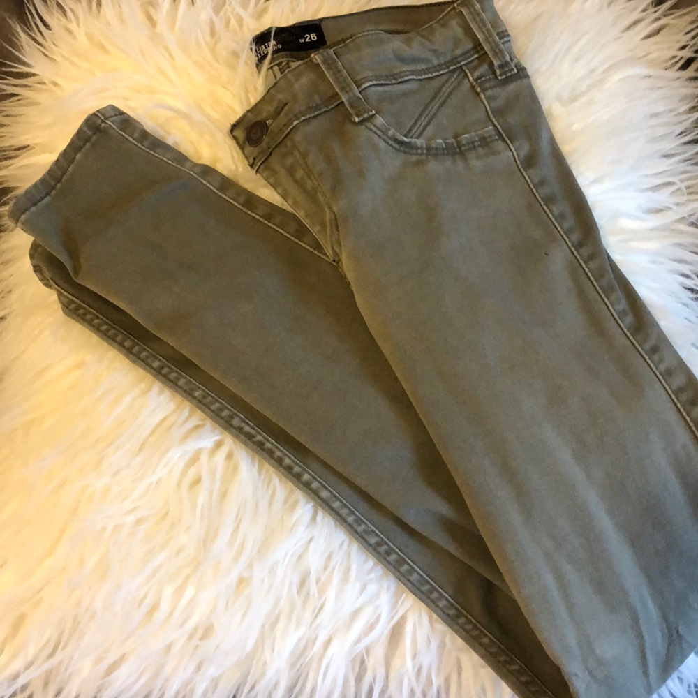 Hollister Olive Green Jegging